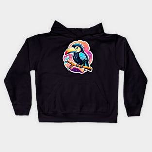 Toucan Illustration Kids Hoodie